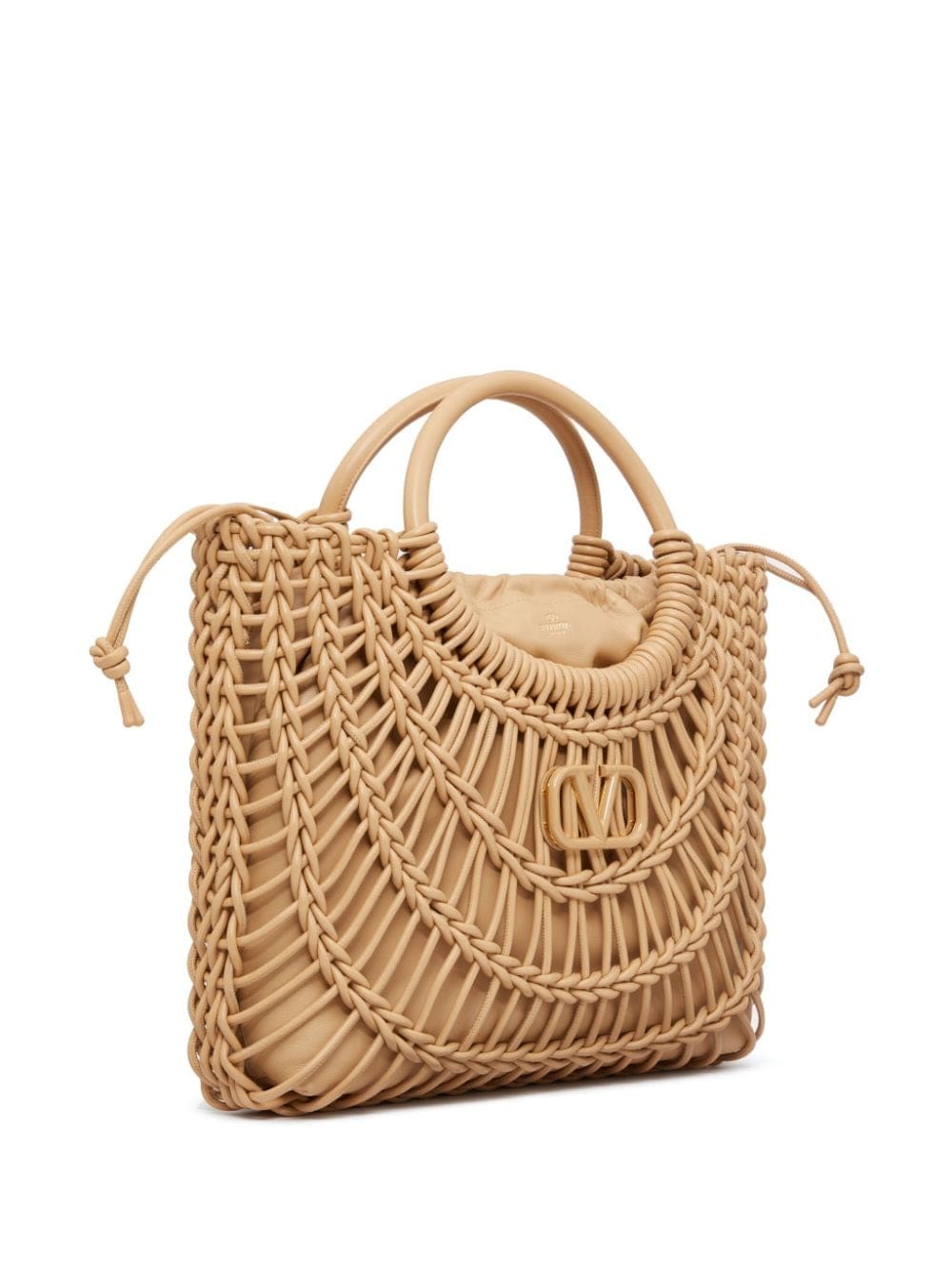 Valentino Garavani AllKnots woven tote bag - Image 3