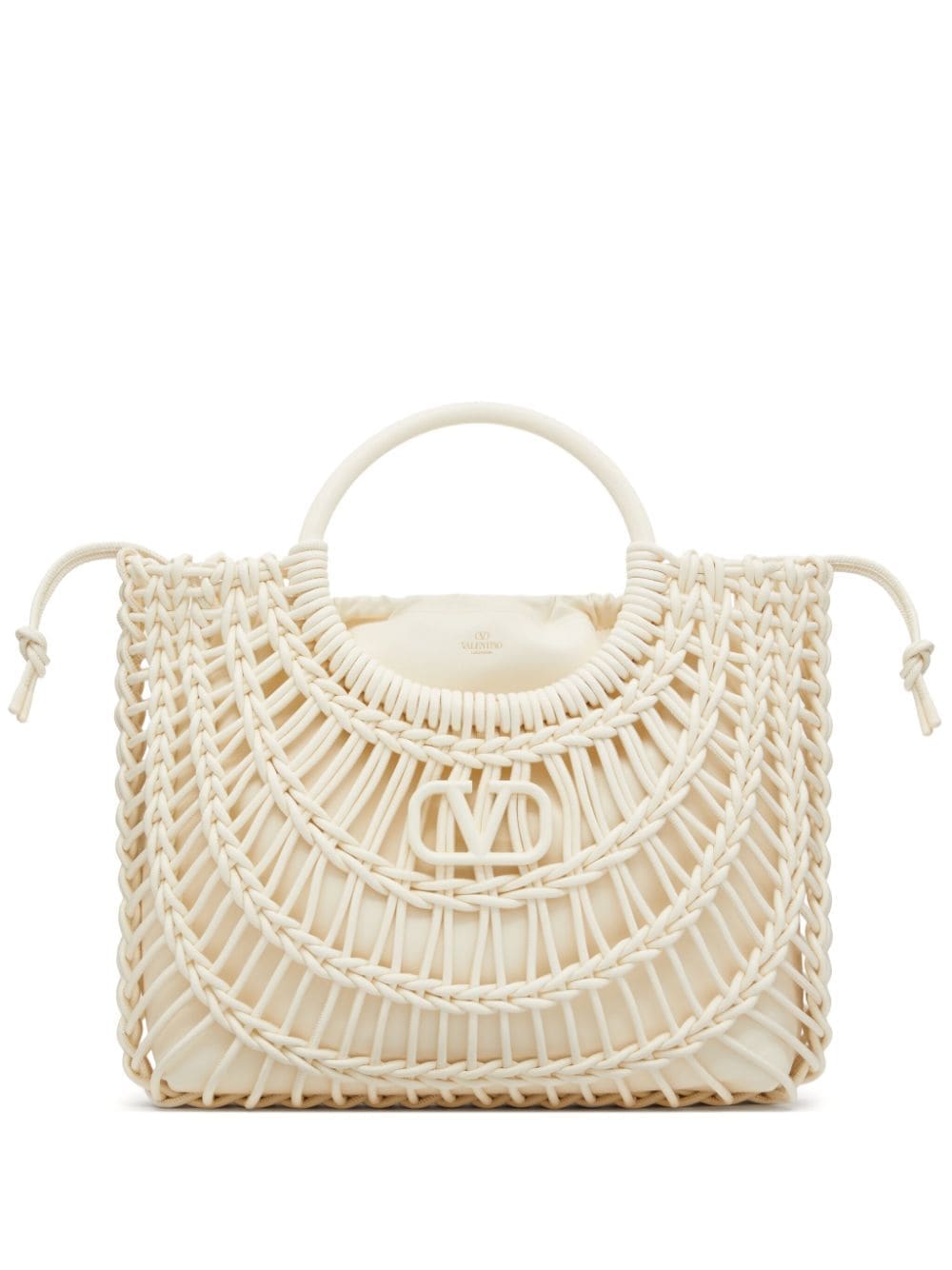 Valentino Garavani AllKnots woven tote bag