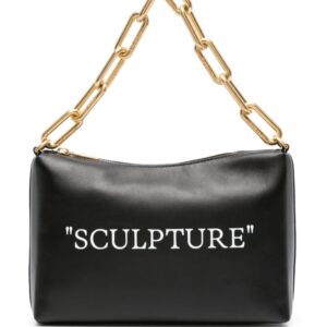 Off-White Block Pouch leather shoulder bag