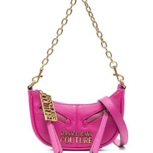 Versace Jeans Couture  medium logo-plaque crossbody bag