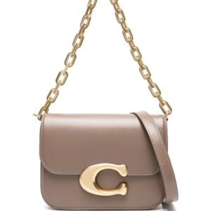 Coach Idol logo-plaque leather shoulder bag