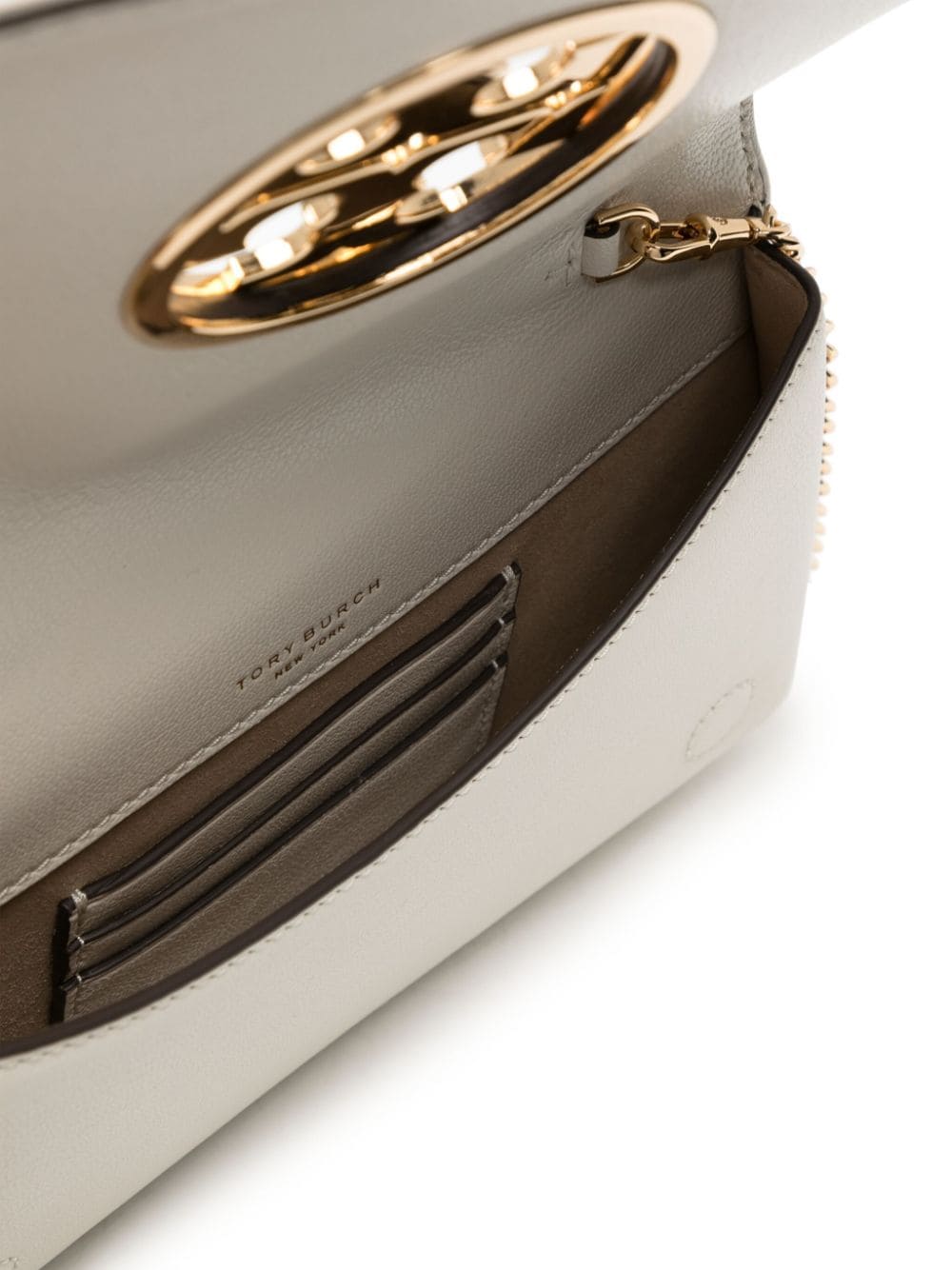 Tory Burch Reva logo-plaque clutch bag - Image 5