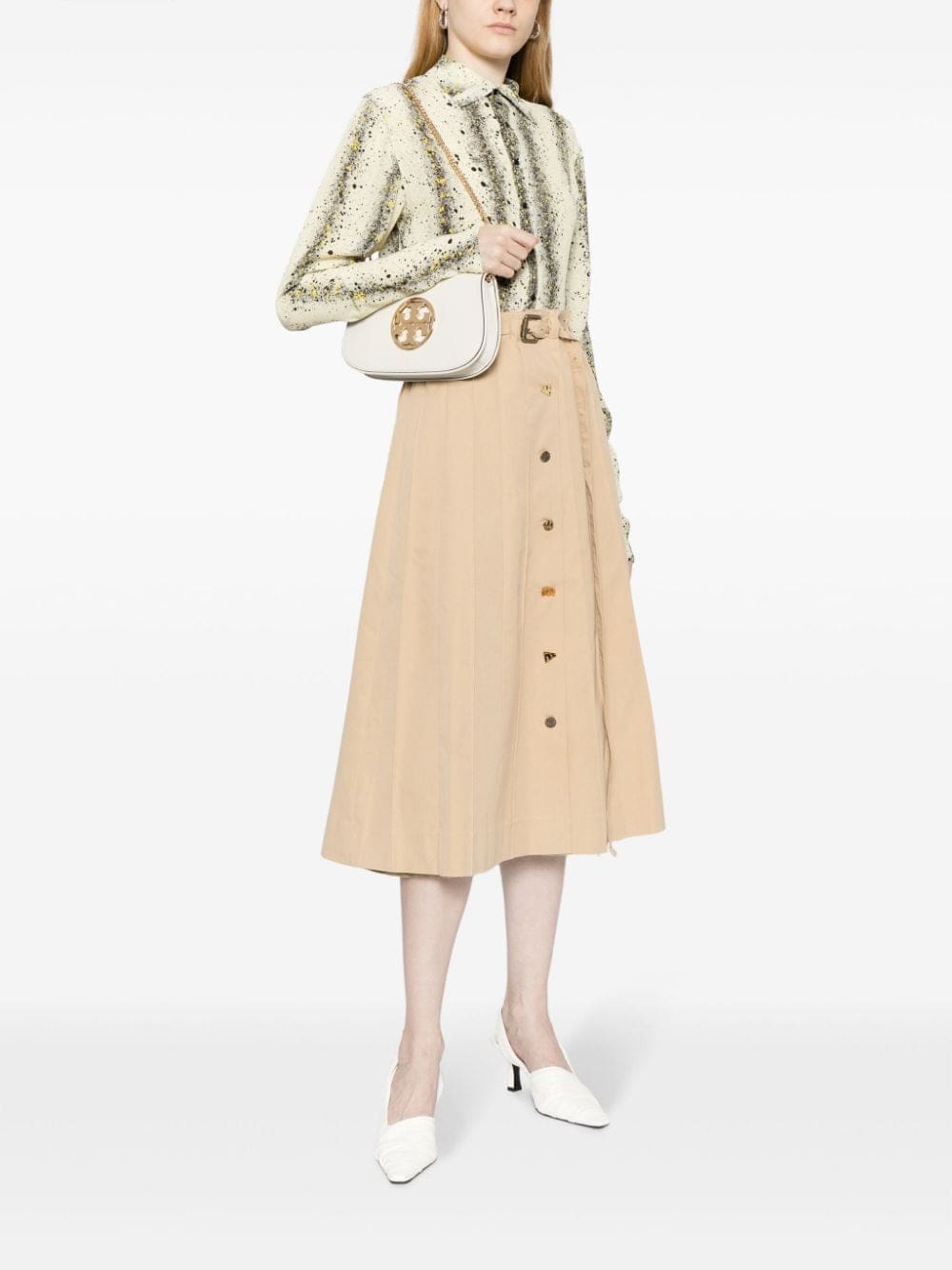 Tory Burch Reva logo-plaque clutch bag - Image 2