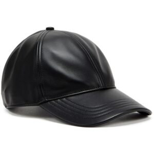 Diesel C-Bill leather baseball cap