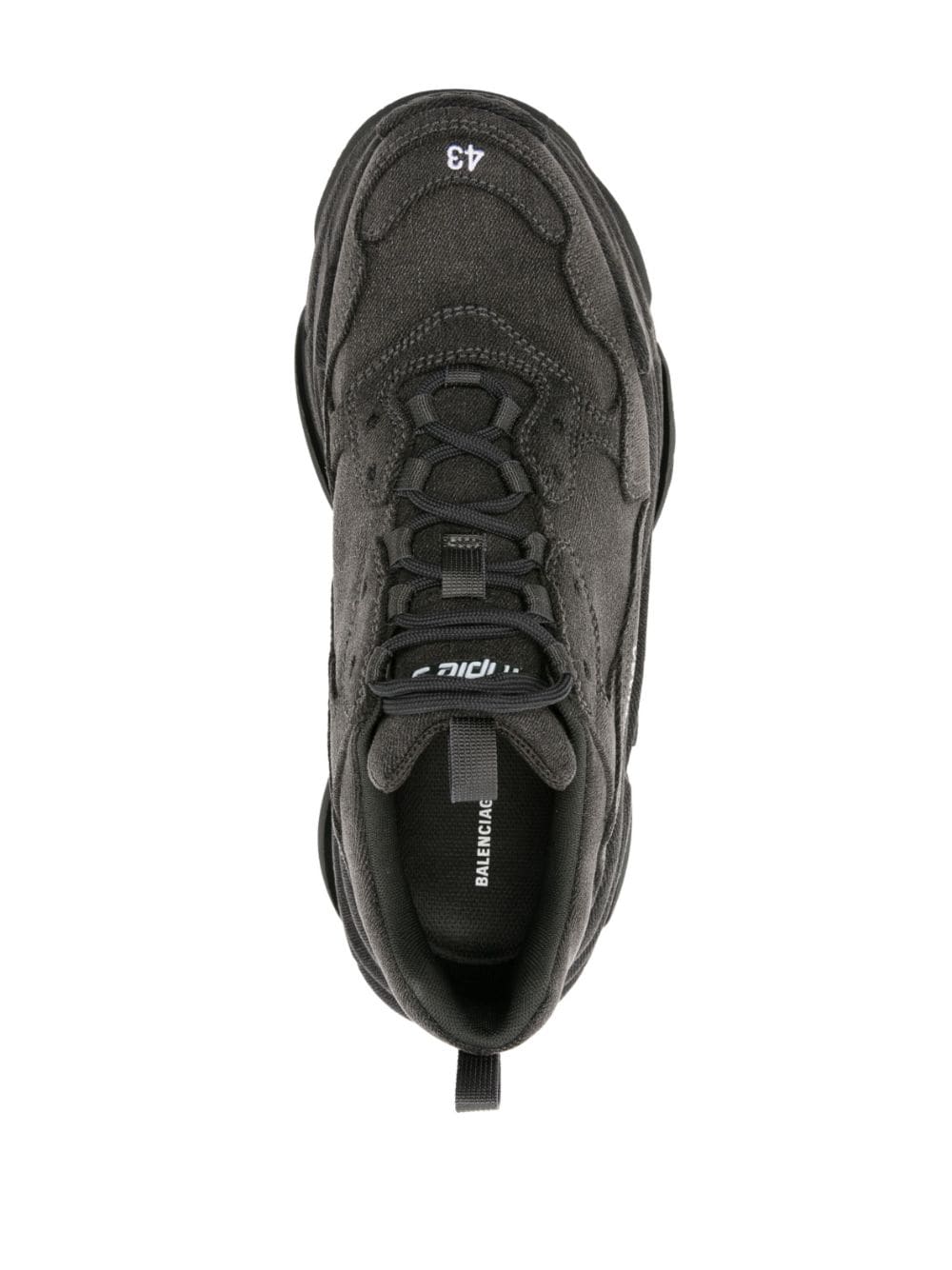 Balenciaga Triple S denim sneakers - Image 4