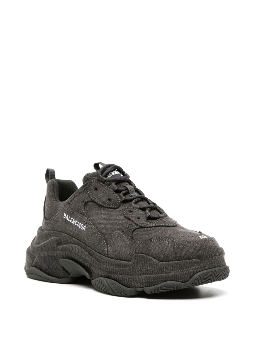 Balenciaga Triple S denim sneakers - Image 2