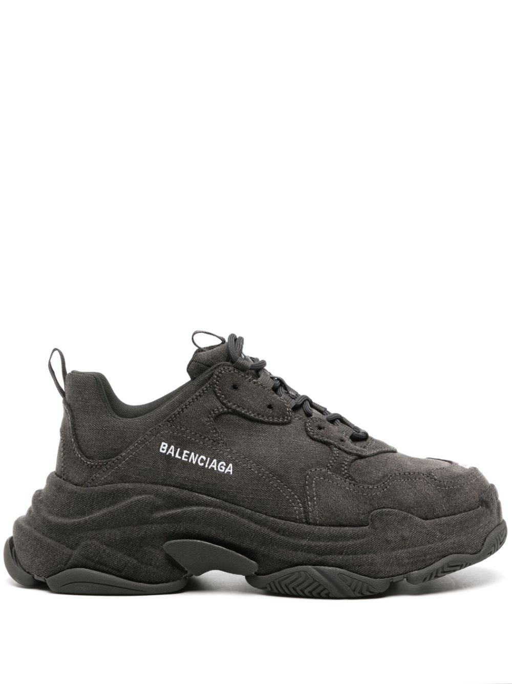 Balenciaga Triple S denim sneakers