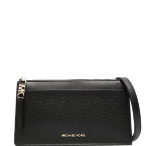 Michael Michael Kors logo-lettering leather crossbody bag