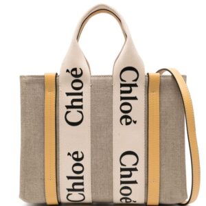 Chloé small Woody panelled leather bag