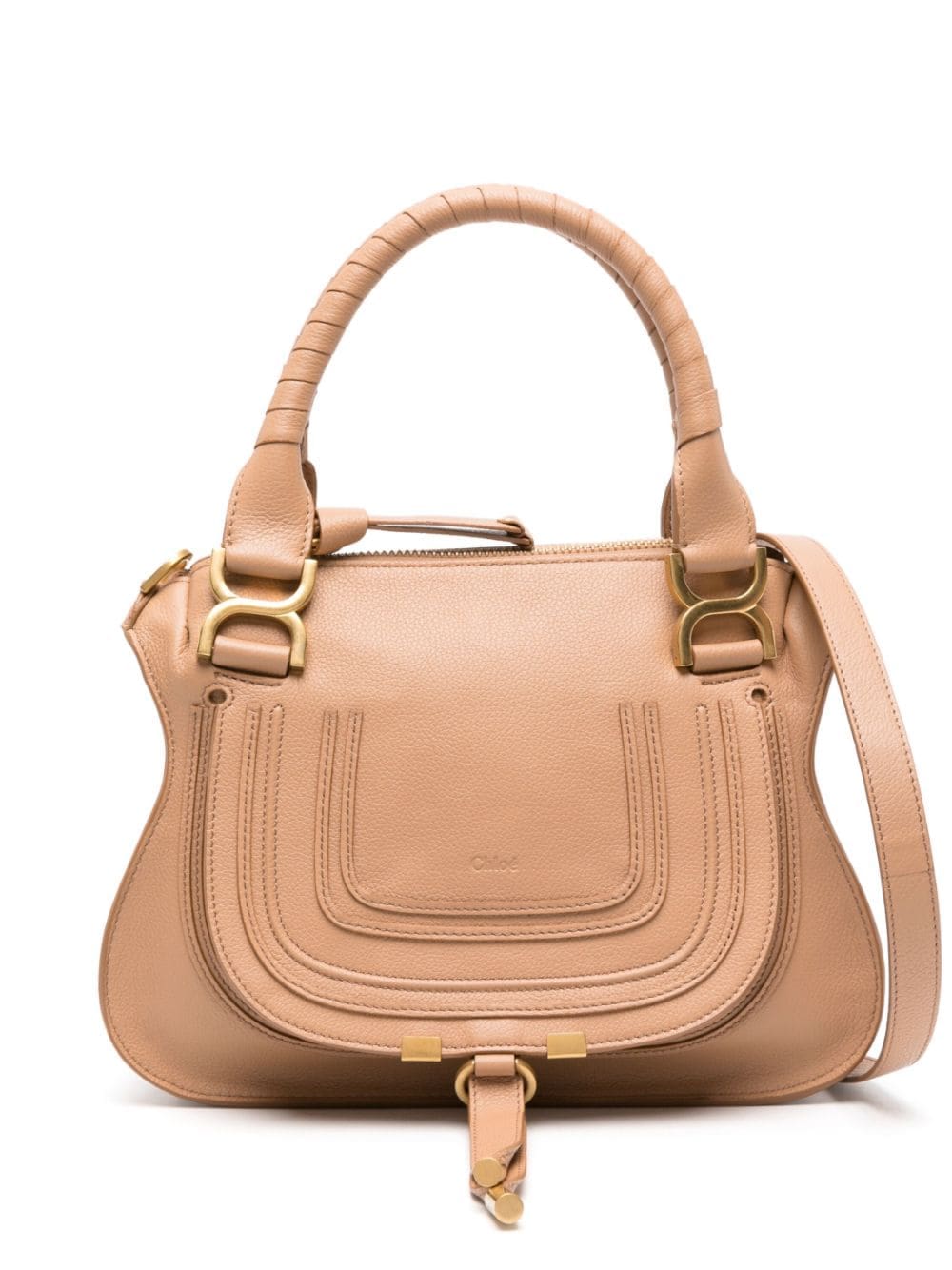 Chloé small Marcie leather tote bag