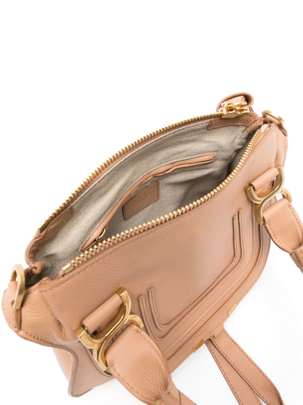 Chloé small Marcie leather tote bag - Image 5