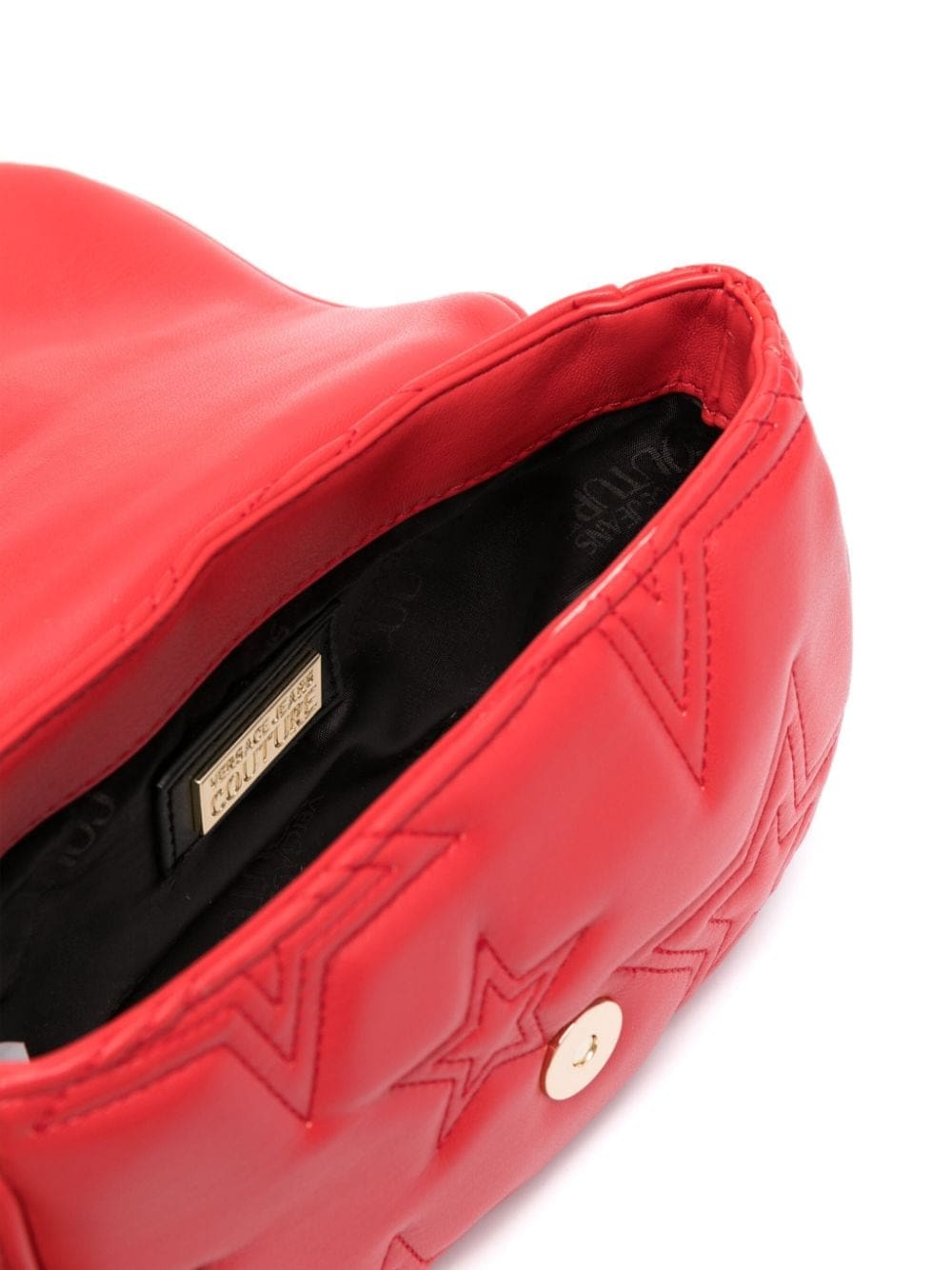 Versace Jeans Couture star-embroidered quilted shoulder bag - Image 5