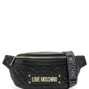 Love Moschino logo-plaque belt bag