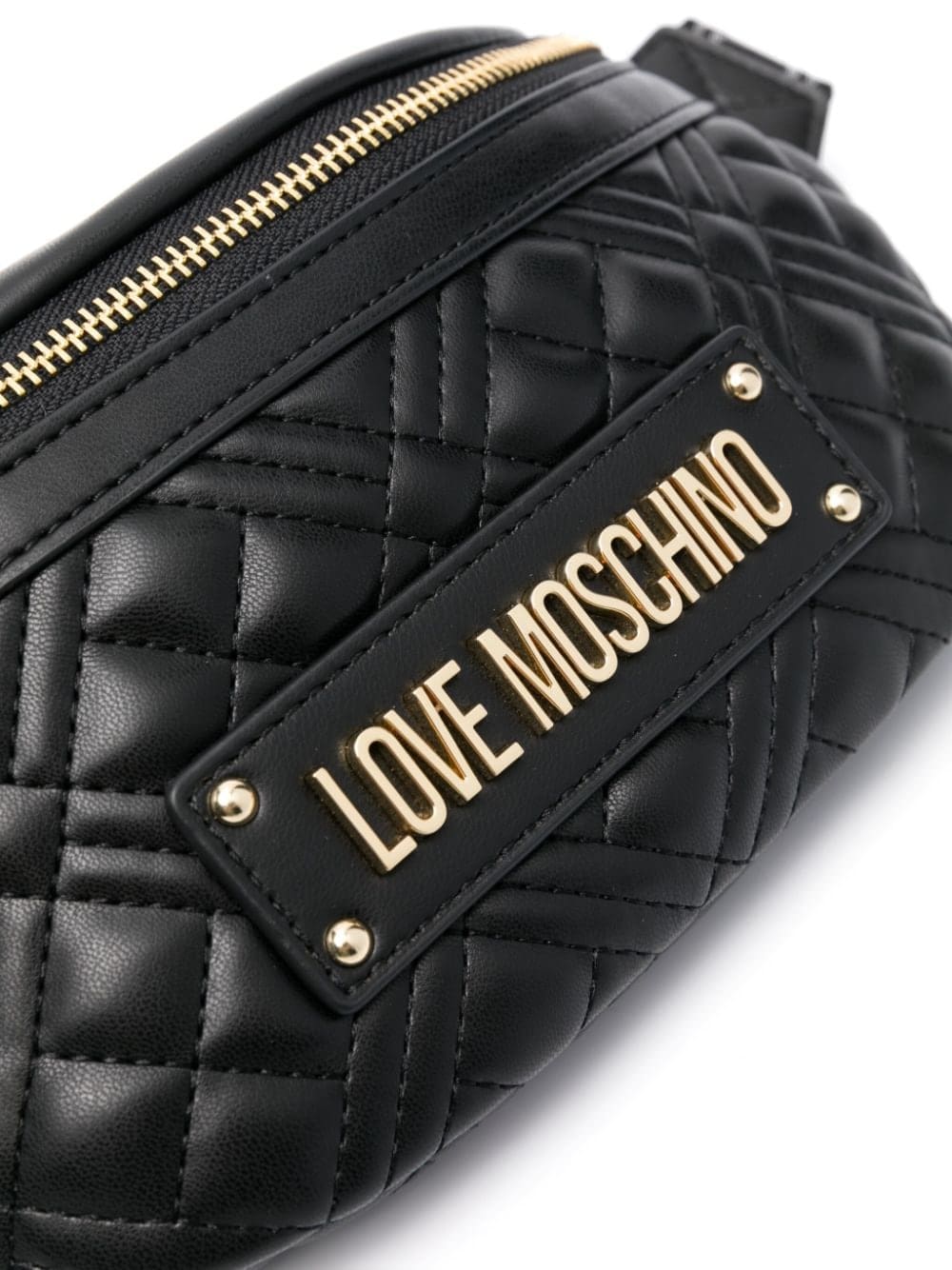 Love Moschino logo-plaque belt bag - Image 3