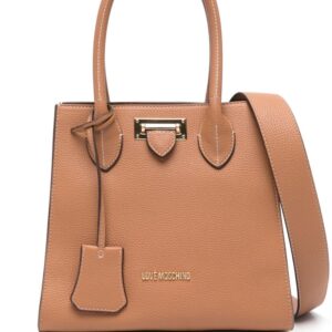 Love Moschino logo-plaque tote bag