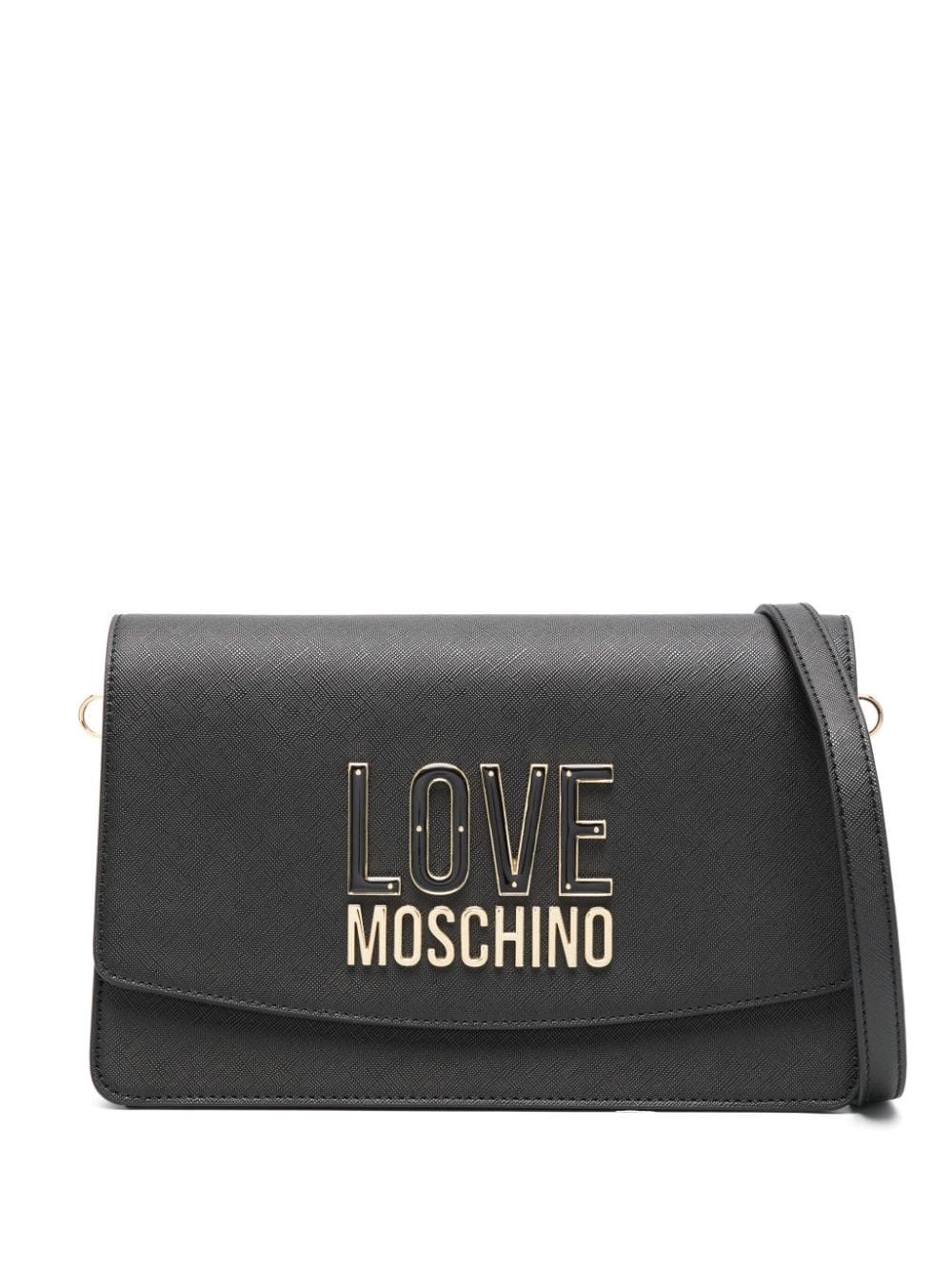 Love Moschino logo-lettering shoulder bag