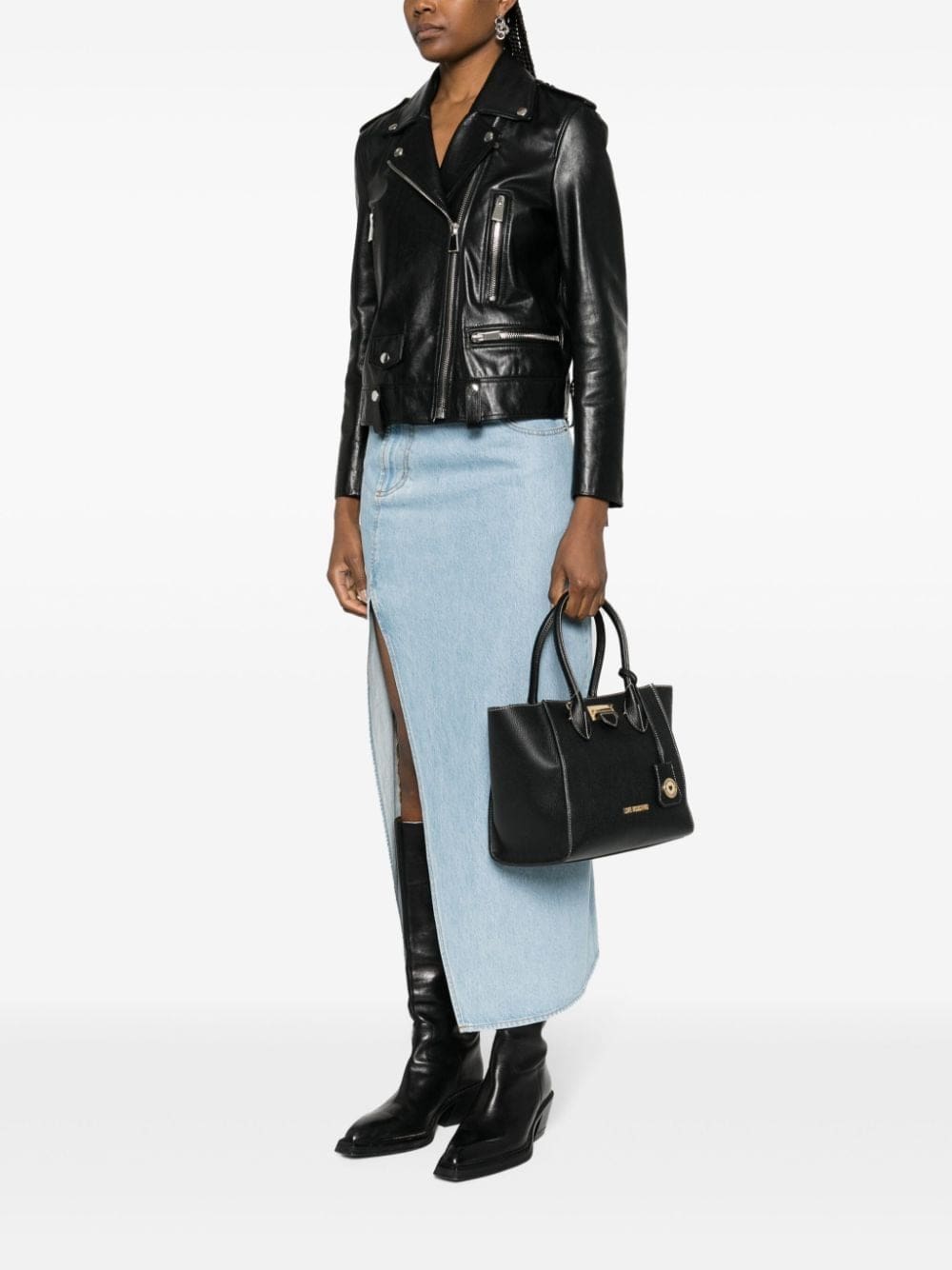 Love Moschino logo-lettering tote bag - Image 2