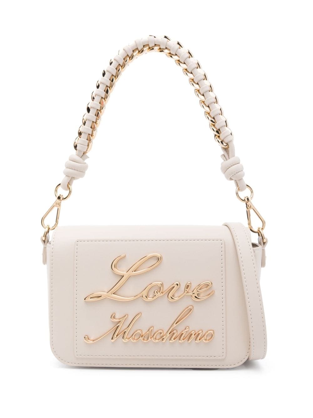 Love Moschino logo-lettering shoulder bag