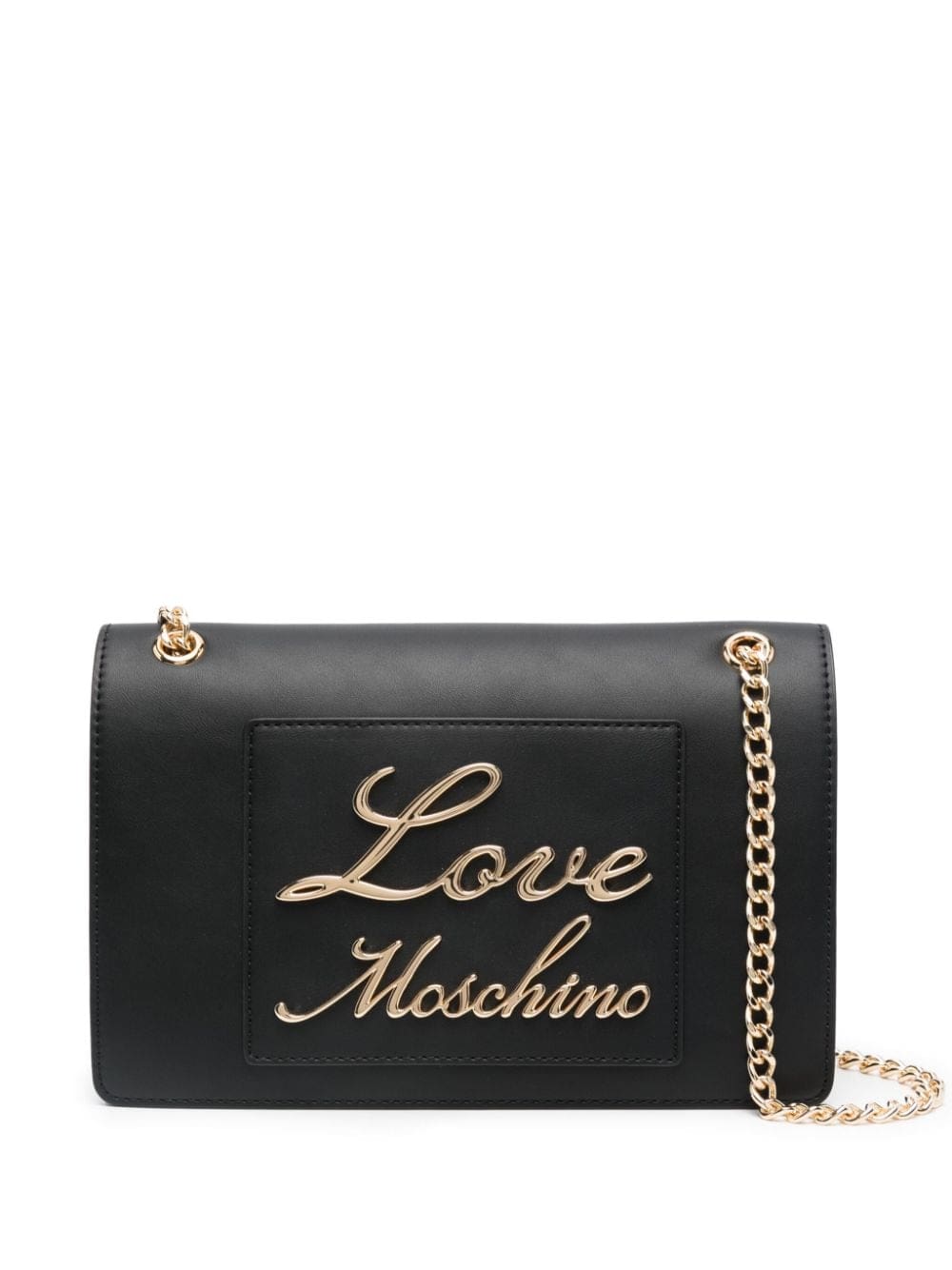 Love Moschino logo-lettering shoulder bag