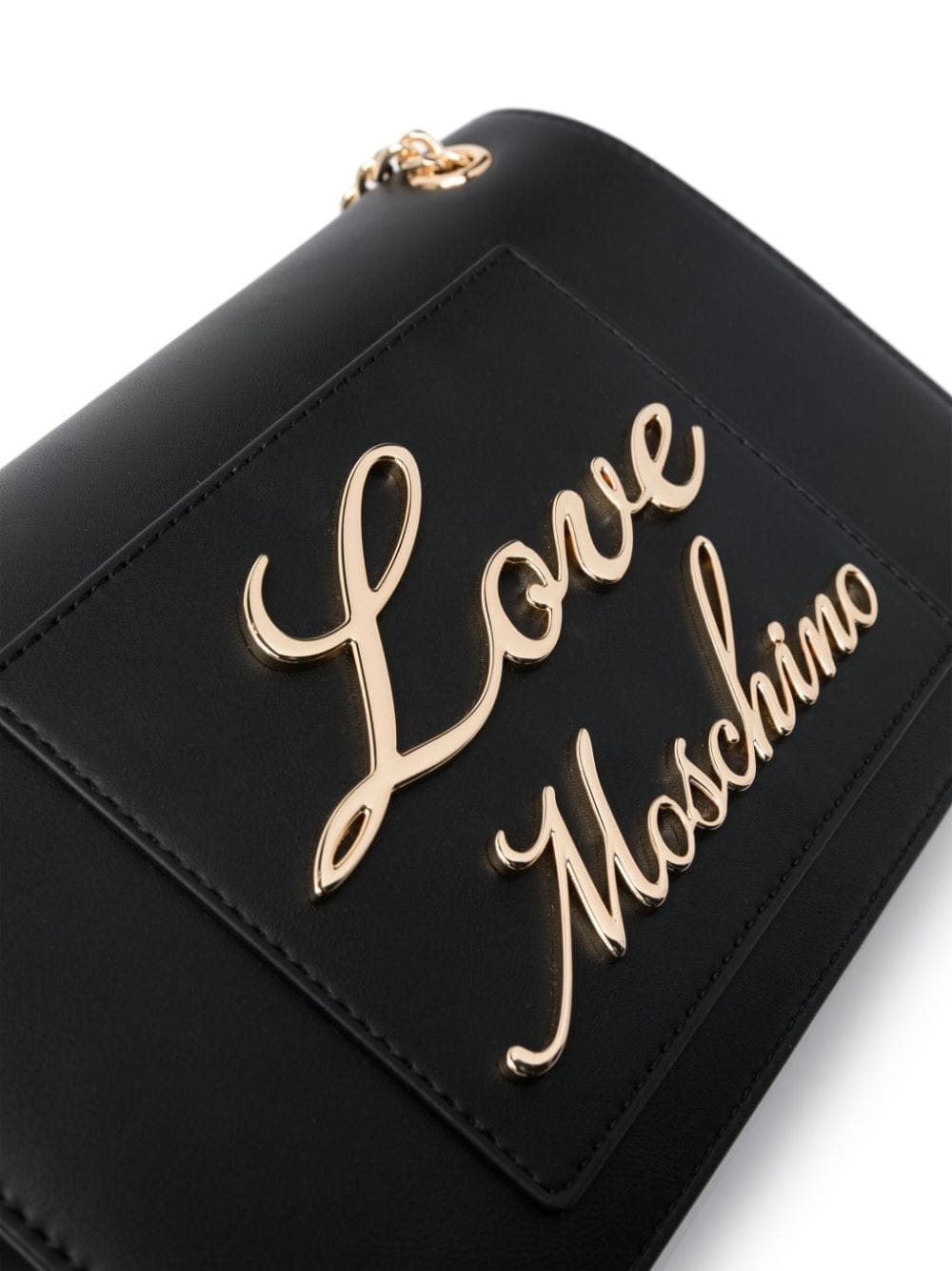 Love Moschino logo-lettering shoulder bag - Image 4