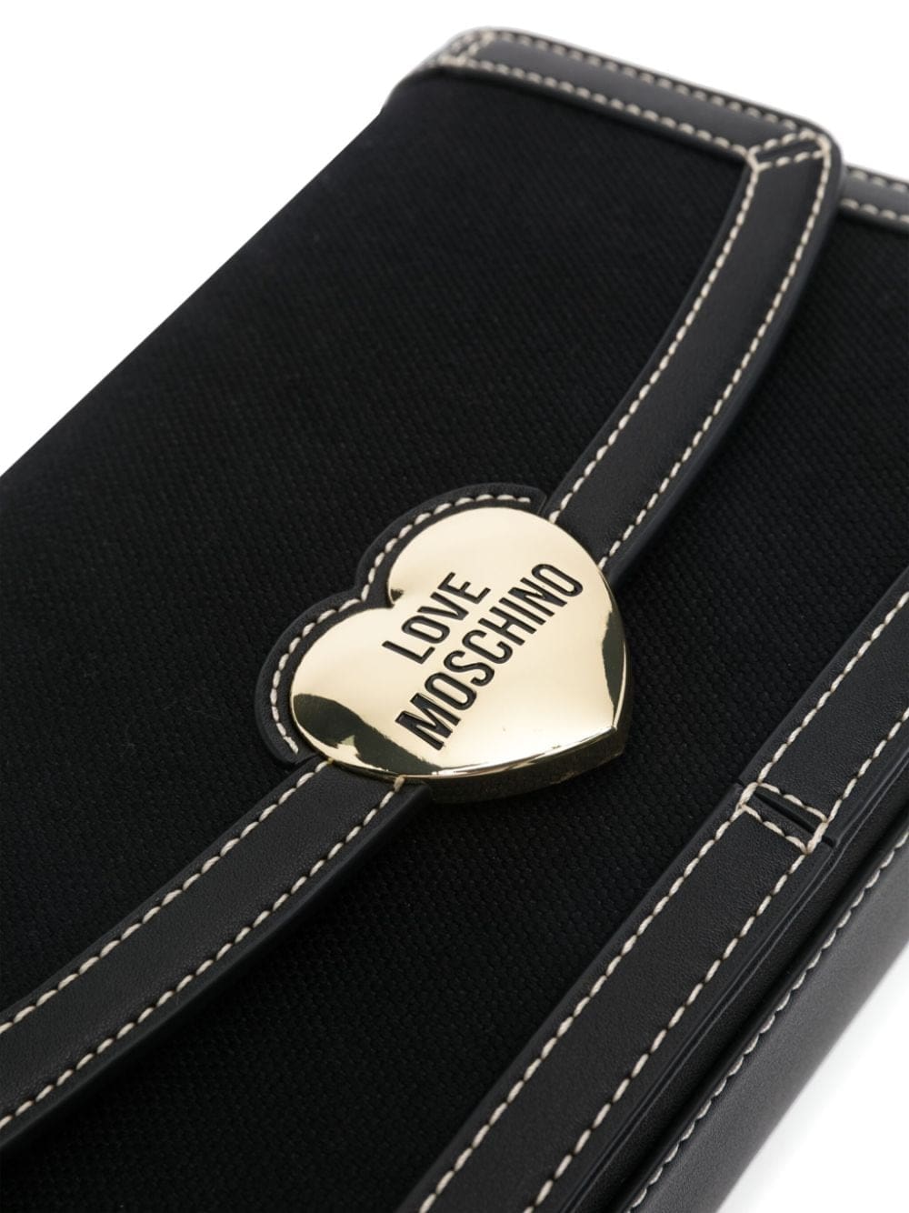 Love Moschino logo-patch shoulder bag - Image 4