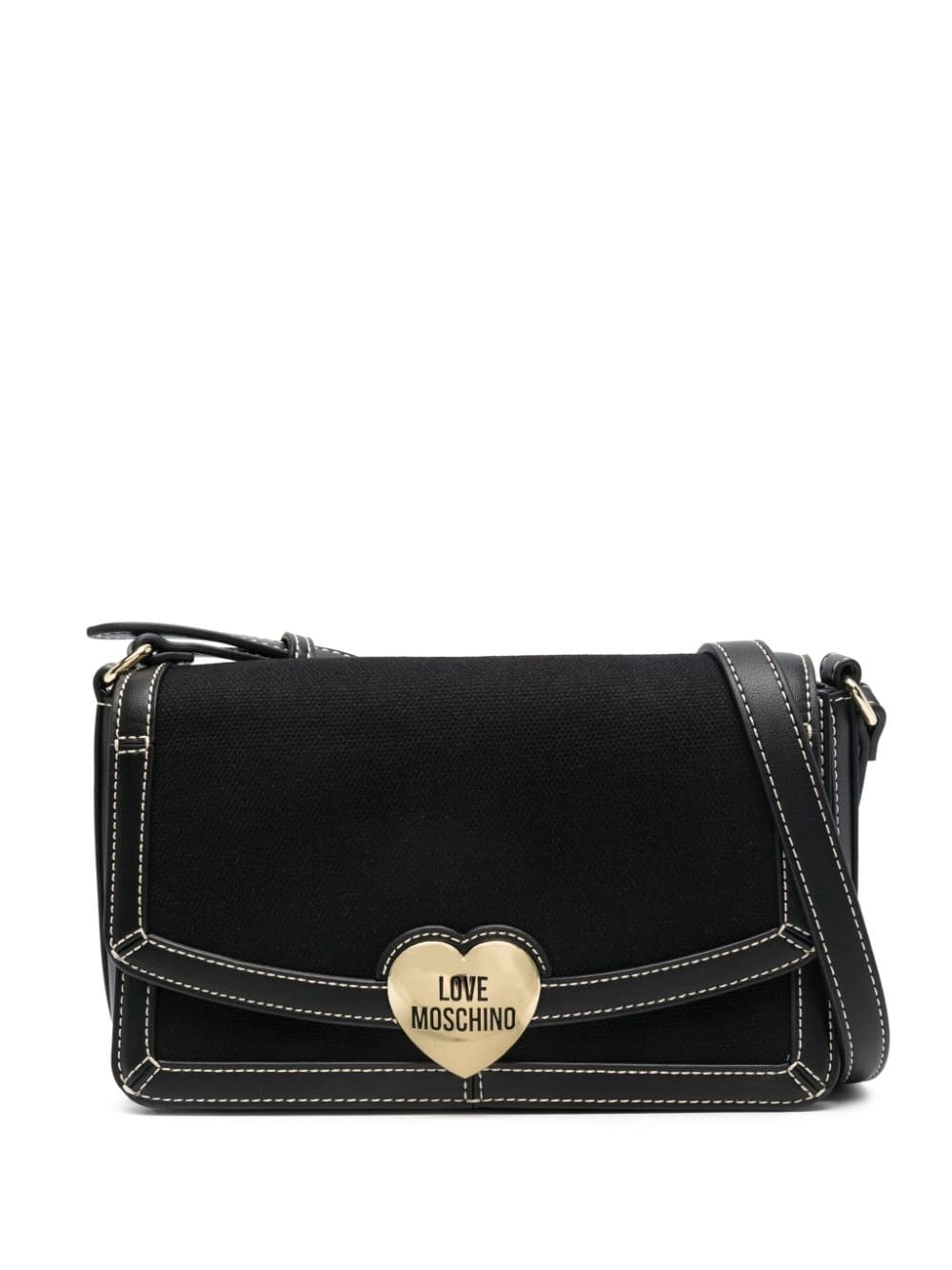 Love Moschino logo-patch shoulder bag