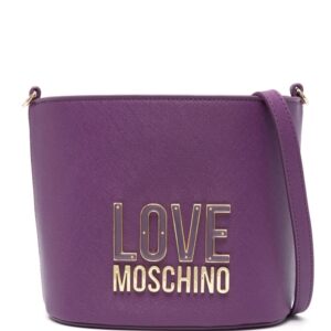 Love Moschino logo-lettering bucket bag
