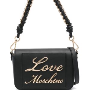 Love Moschino logo plaque shoulder bag
