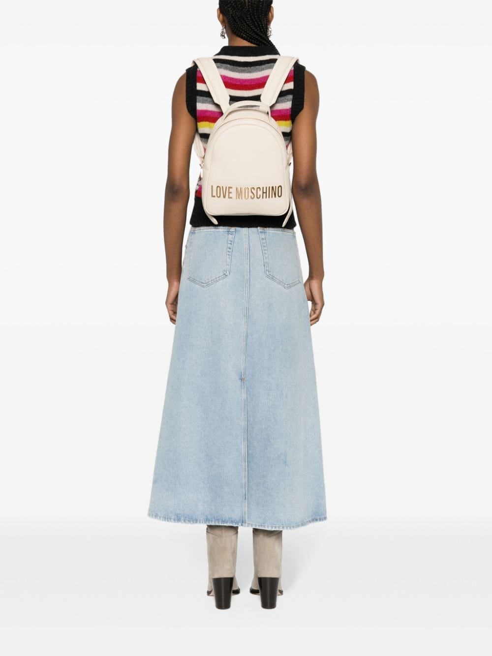 Love Moschino logo-lettering backpack - Image 2