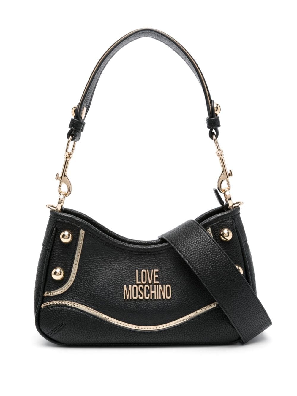 Love Moschino logo-lettering shoulder bag