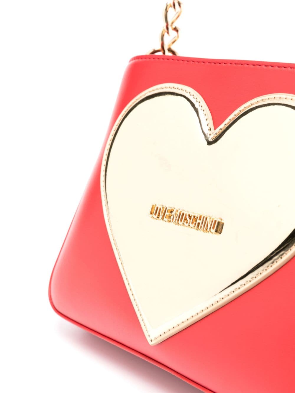 Love Moschino heart-patch shoulder bag - Image 4