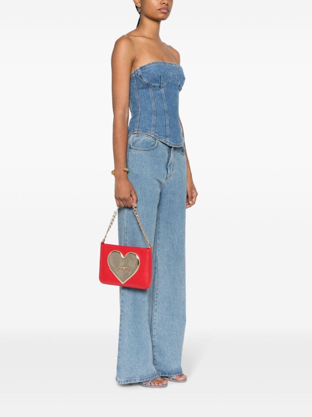 Love Moschino heart-patch shoulder bag - Image 2
