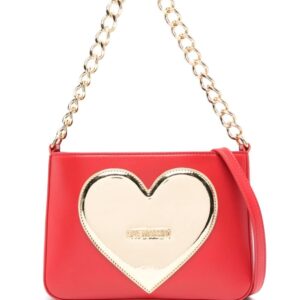 Love Moschino heart-patch shoulder bag