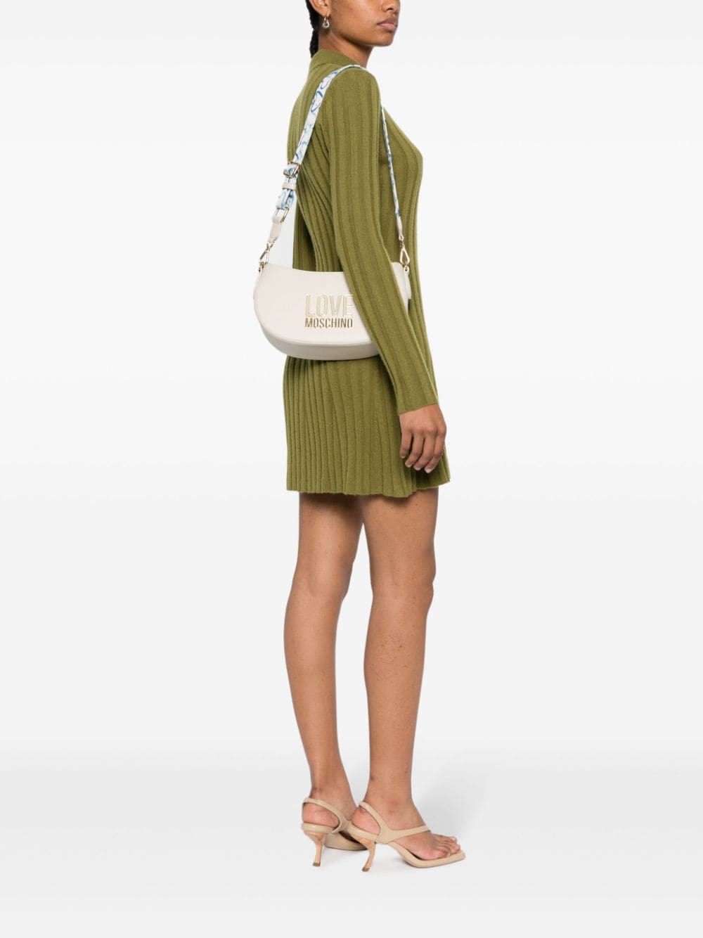 Love Moschino logo-lettering shoulder bag - Image 2