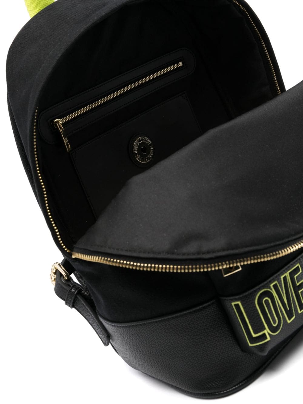 Love Moschino logo-embroidered backpack - Image 4