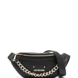 Love Moschino logo-lettering belt bag