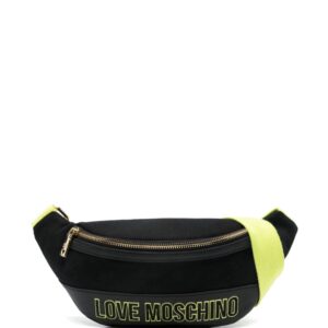 Love Moschino logo-patch belt bag
