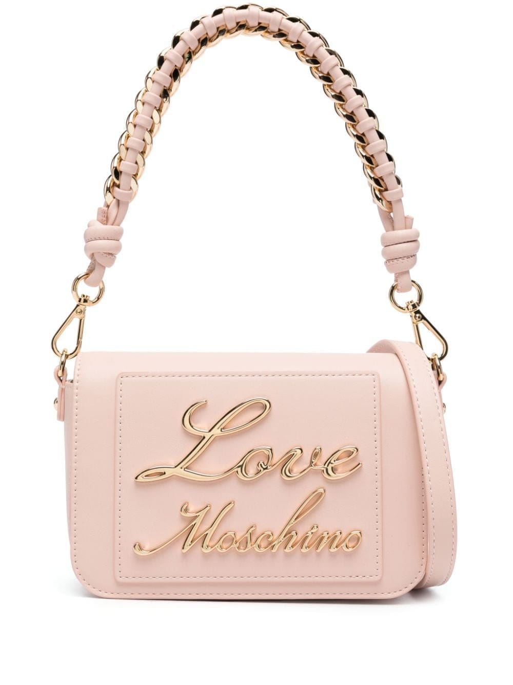 Love Moschino logo-lettering shoulder bag