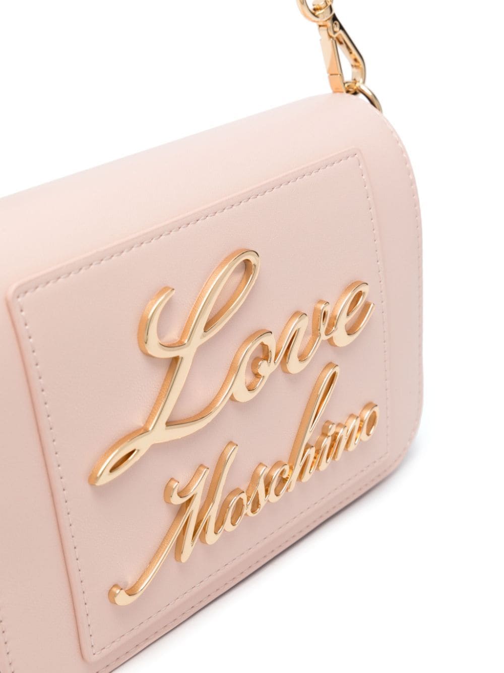 Love Moschino logo-lettering shoulder bag - Image 4