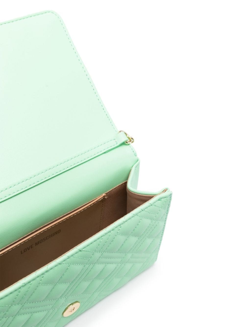 Love Moschino logo-lettering quilted crossbody bag - Image 5