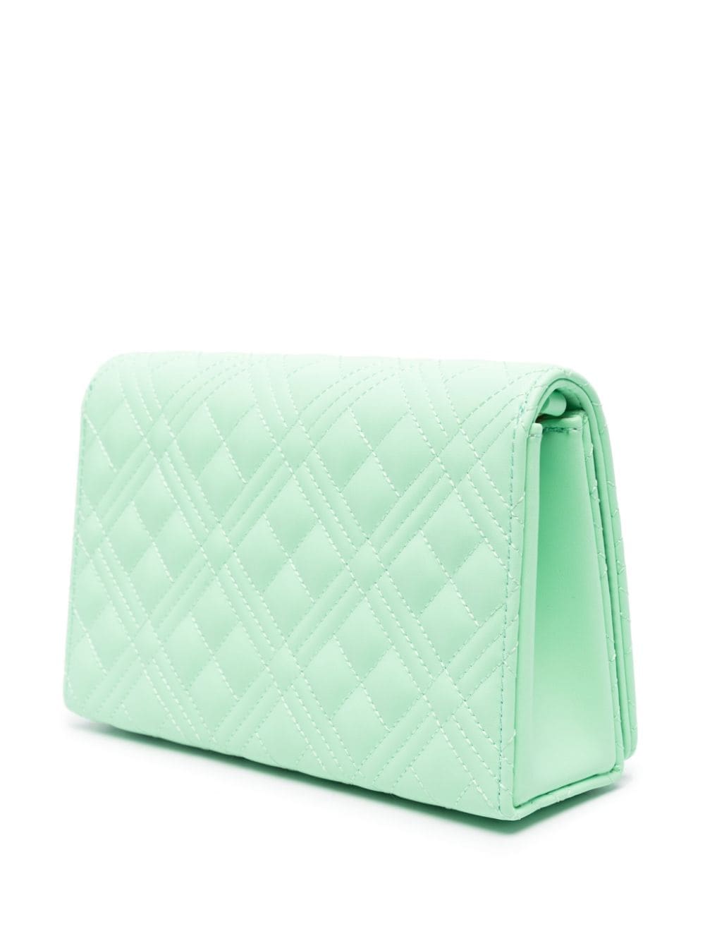 Love Moschino logo-lettering quilted crossbody bag - Image 3