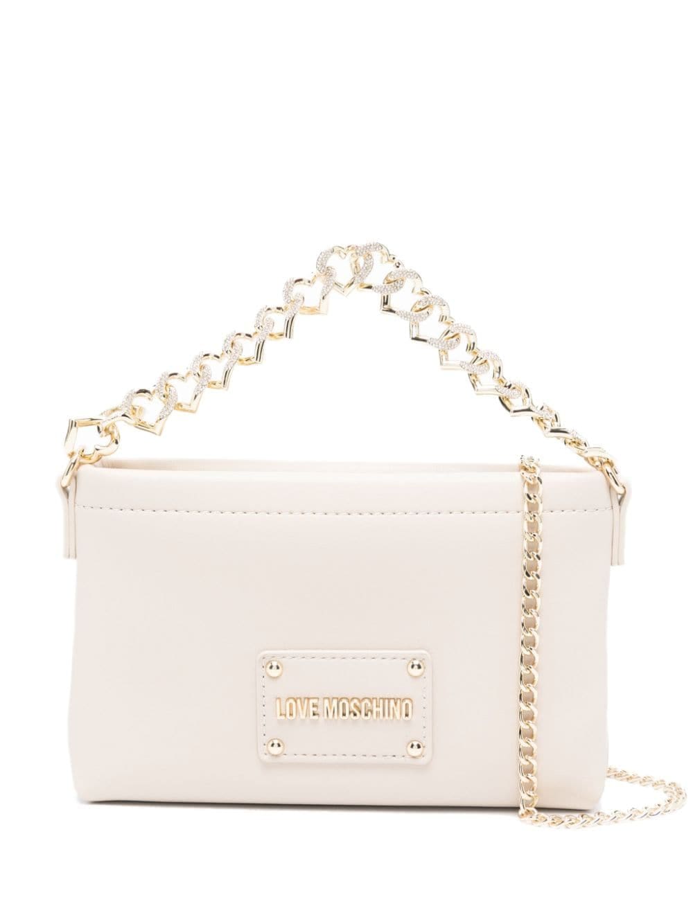 Love Moschino logo-plaque crossbody bag