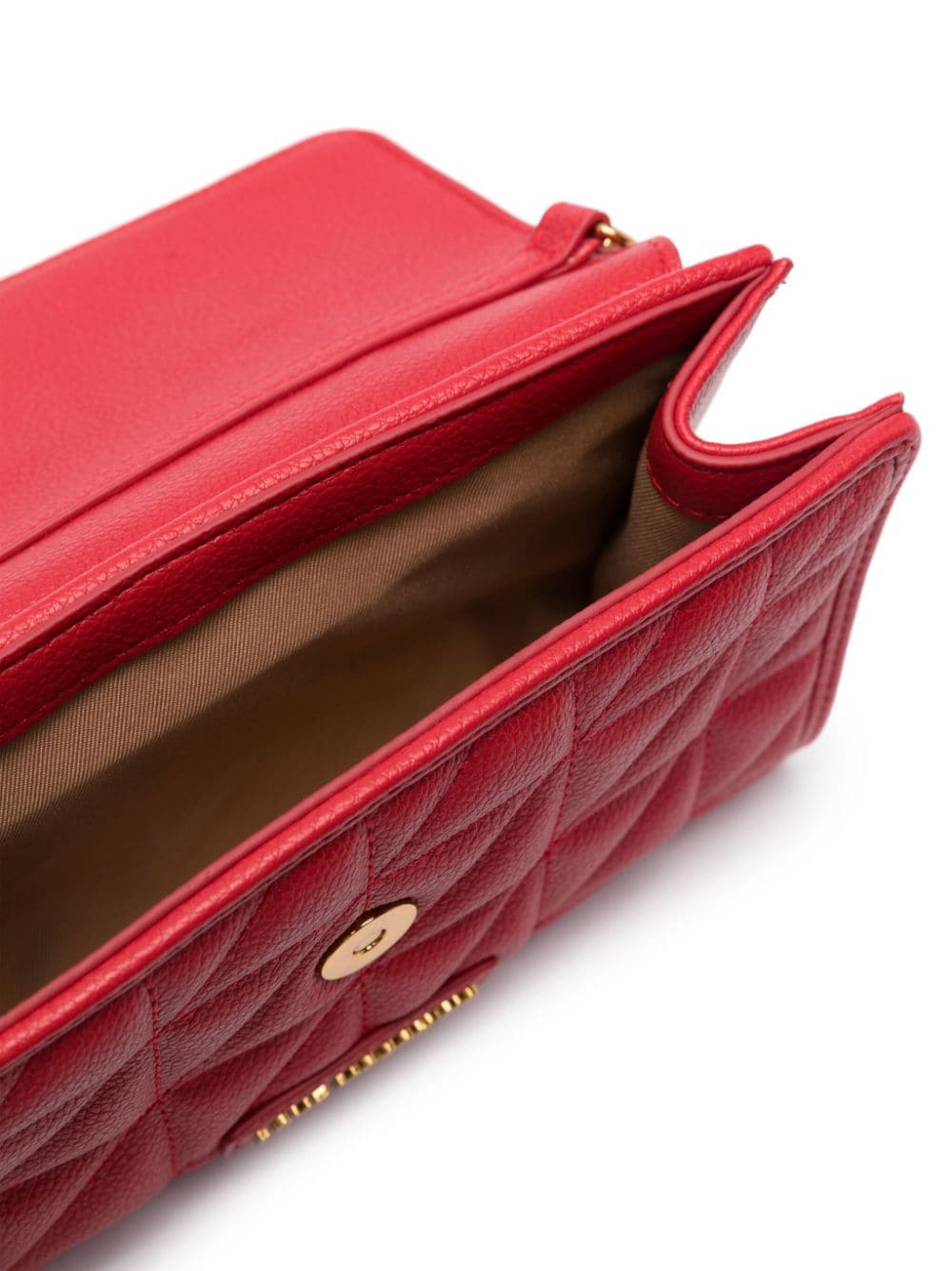 Love Moschino logo-lettering faux-leather crossbody bag - Image 5