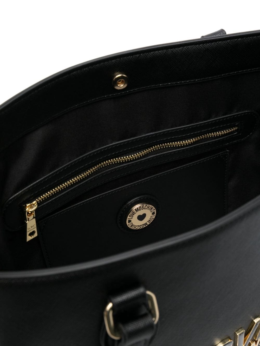 Love Moschino logo-lettering shoulder bag - Image 5