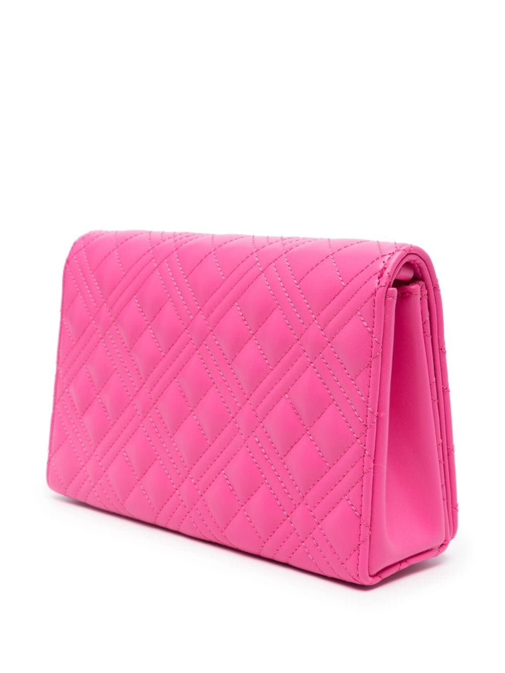 Love Moschino logo-lettering quilted crossbody bag - Image 3