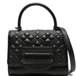 Love Moschino logo-lettering quilted tote bag