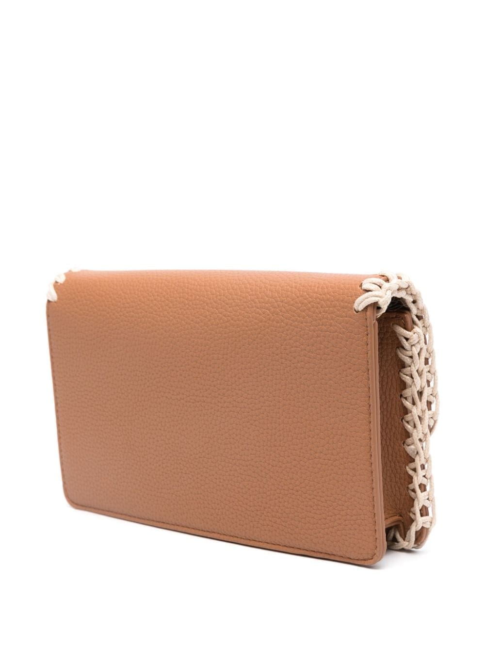 Love Moschino logo-lettering whipstitch-trim shoulder bag - Image 3