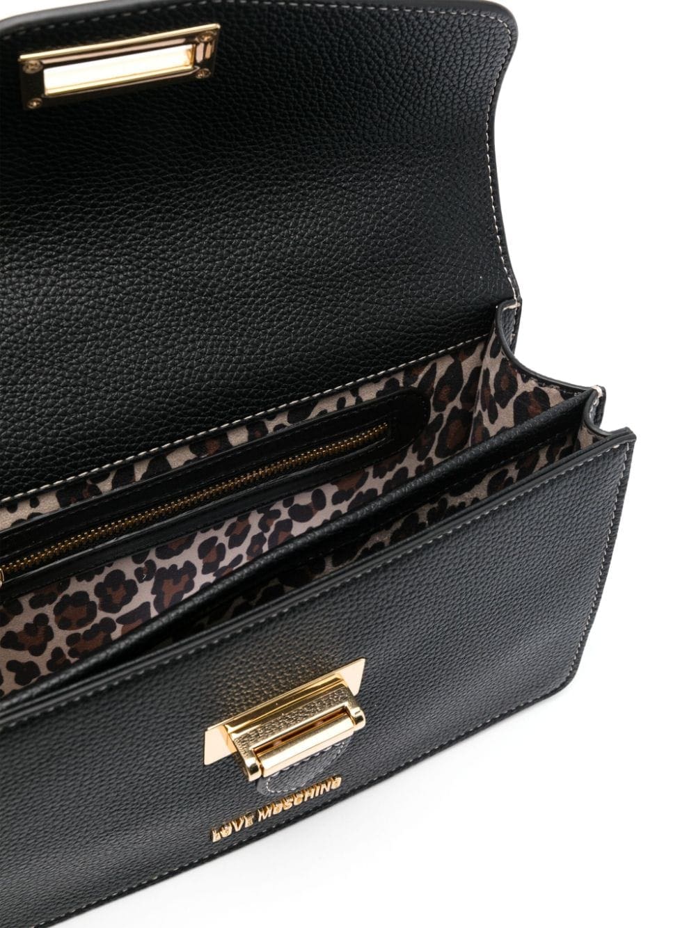 Love Moschino logo-lettering shoulder bag - Image 4