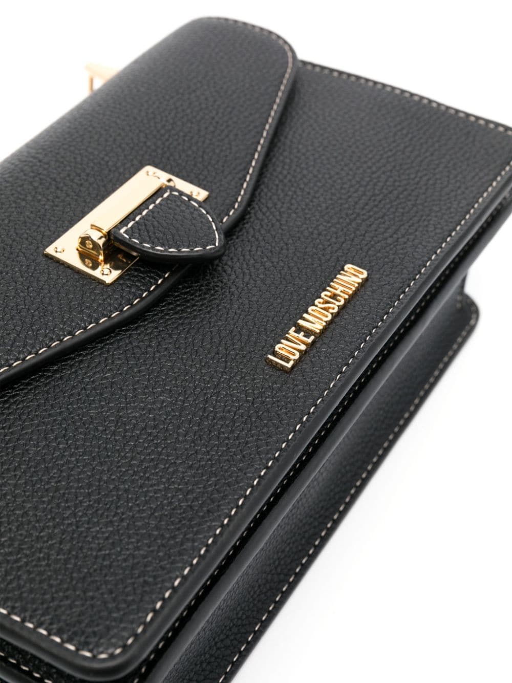 Love Moschino logo-lettering shoulder bag - Image 3