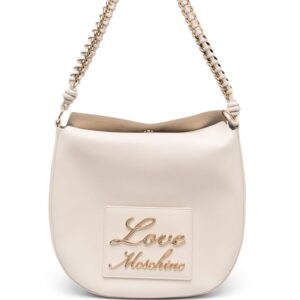 Love Moschino logo-lettering faux-leather tote bag